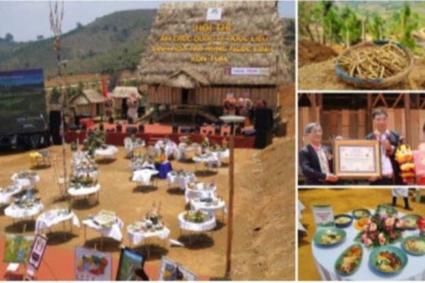 Sự kiện chế biến và công diễn 120 món ăn từ Đẳng Sâm (Sâm dây Ngọc Linh) của UBND Huyện Tu Mơ Rông (Kon Tum) tổ chức lập kỷ lục Việt Nam