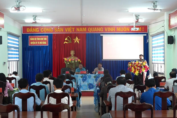 Hội nghị Ban Chấp hành Đảng bộ huyện khóa XVII đột xuất